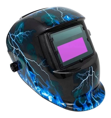 Colore rosso Odm Casco di saldatura auto-oscuriante Materiale Pp