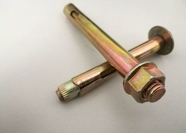 il giallo materiale M8-M24 placcato zinco di buona qualità dell'ancora della manica del dado della flangia del acciaio al carbonio ha utilizzato i fermi