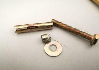 Fermi cilindrici dei bulloni d'ancoraggio della manica del metallo di M8 M10 M12 con il dado/pianamente la rondella della correzione