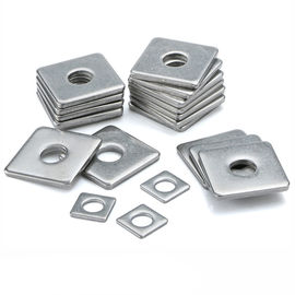 Square Leveling Carbon Steel Flat Washers With Round Square Hole