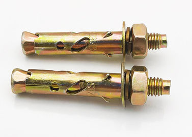 giallo/bianco zinco piantato Anchor Bolt Antiskid Shark Fin Tipo M6 zinco piantato finito