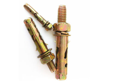 giallo/bianco zinco piantato Anchor Bolt Antiskid Shark Fin Tipo M6 zinco piantato finito