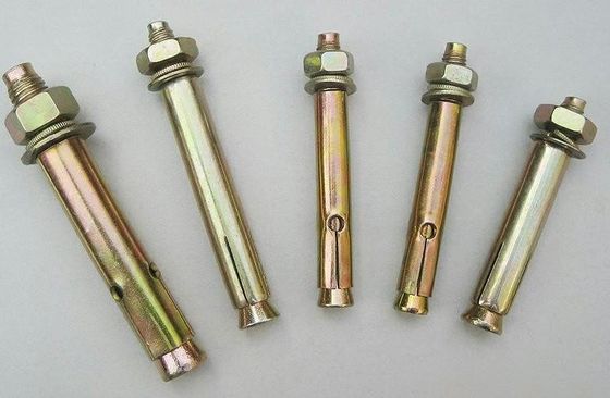 Della manica M10 del grado 5,8 della testa del dado della flangia bullone d'ancoraggio i bulloni d'ancoraggio concreti della testa esagonale dei bulloni d'ancoraggio della manica