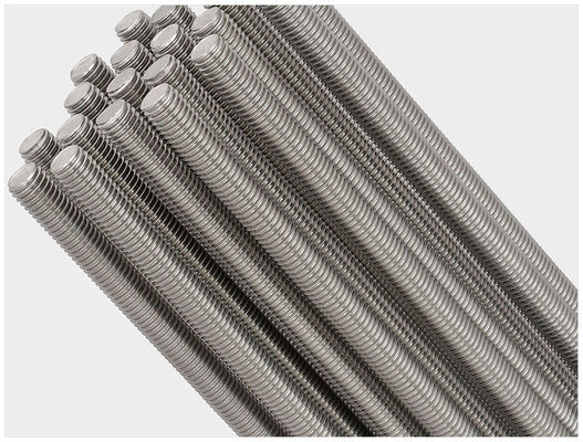 Fabbricazione a filo completo Blu Bianco Zinco Q195 Acciaio al carbonio DIN 975 Rod a filo M6*1m