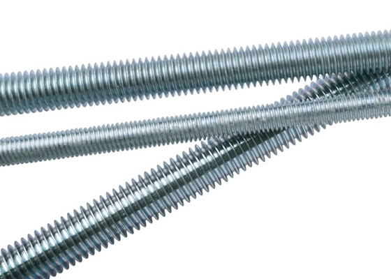 Fabbricazione a filo completo Blu Bianco Zinco Q195 Acciaio al carbonio DIN 975 Rod a filo M6*1m